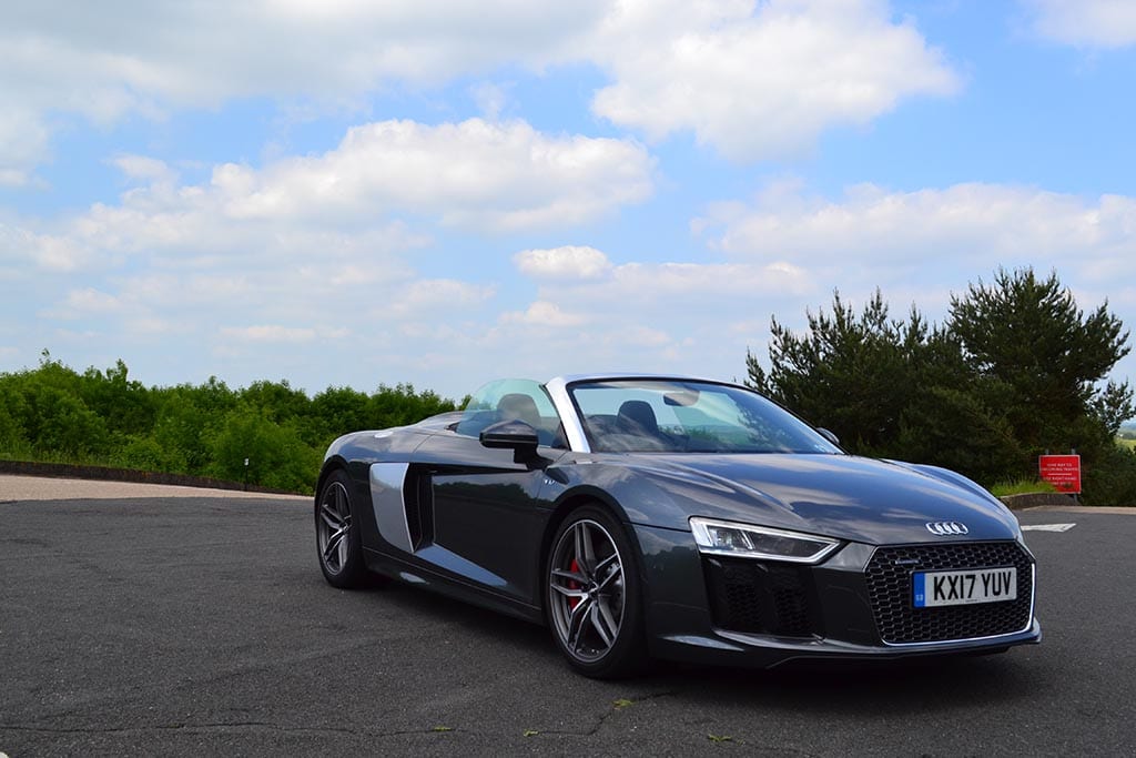 Driving the Audi R8 Spyder