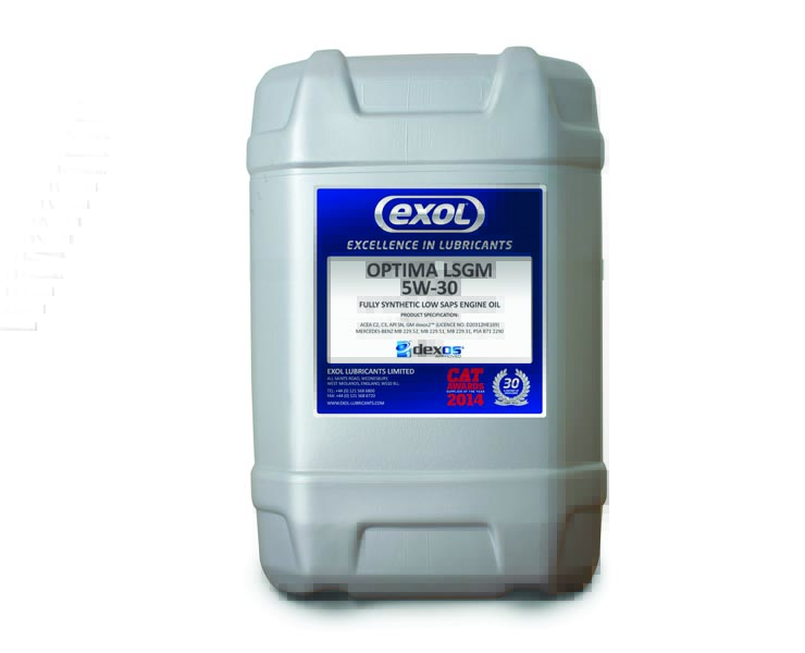 dexos2 approved oil from Exol Lubricants