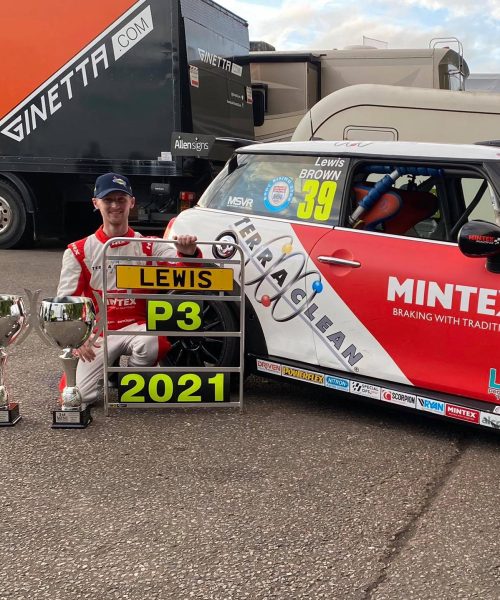 Mintex-backed Lewis Brown secures third in Mini Challenge Championship
