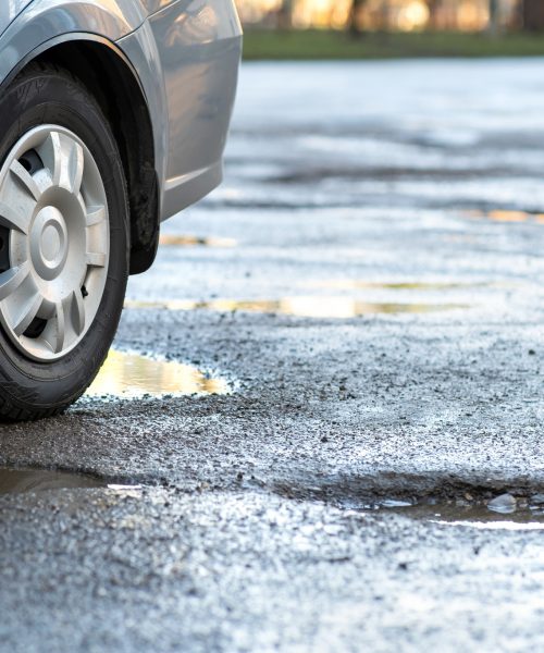 Potholes lead to increased wheel repairs as parties make pledges
