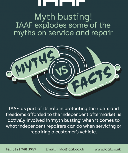 IAAF launches mythbusting campaign at UK Garage and Bodyshop Event