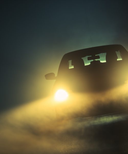 What causes headlight glare?