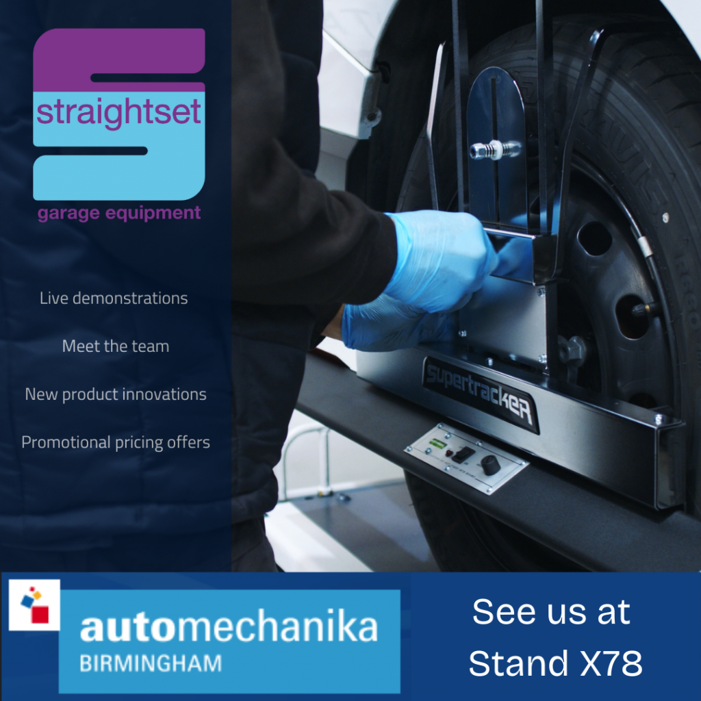 Straightset garage equipment at Automechanika Birmingham 2025