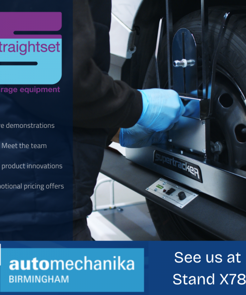 Straightset to Unveil Interactive Garage Equipment Stand